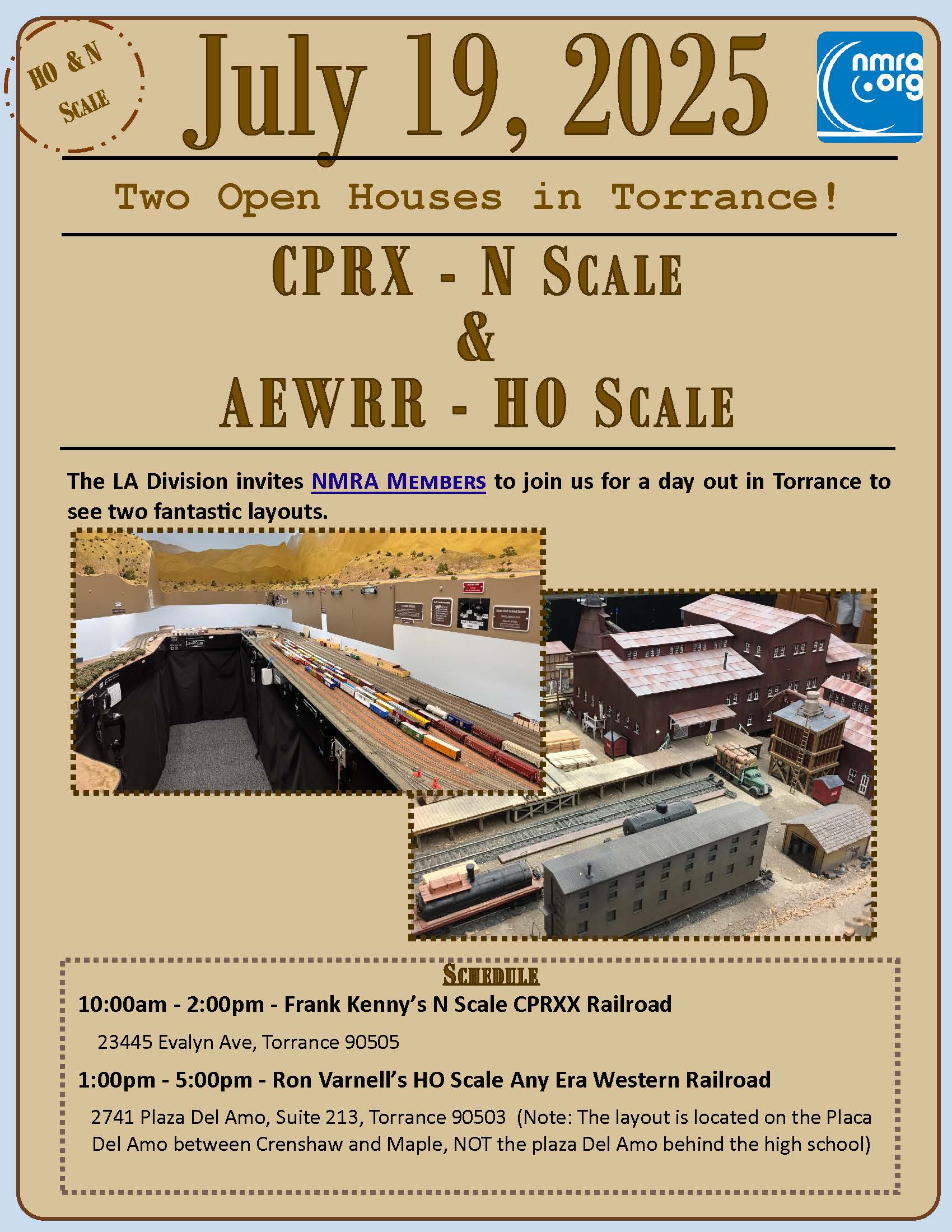 July 19th open houses in Torrance